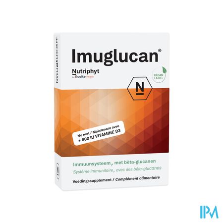Imuglucan + Vit D3 800 Iu Caps 2x15 Nutriphyt