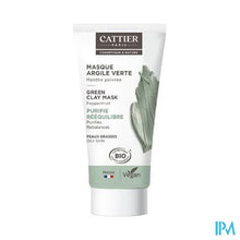 Afbeelding in Gallery-weergave laden, Cattier Mini Masker Groene Klei Bio Cr Tube 30ml
