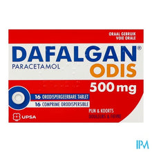 Afbeelding in Gallery-weergave laden, Dafalgan 500mg Odis Tabl 16
