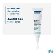 Load image into Gallery viewer, Ducray Keracnyl Glycolic+ Cr Tegen Zw.puntjes 30ml
