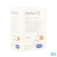 Sterilux Es 7,5x7,5cm 8l.nst. 100 P/s