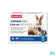 Beaphar Vermicon Line-on Knaagdier 3x0,75ml