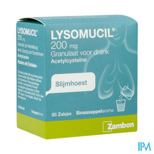 Lysomucil 200 Gran Sach 30 X 200mg