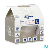 Difrax Fopspeen Dental +18m Uni/pure Donkerbl/ev.