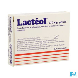 Lacteol 170mg Caps 20