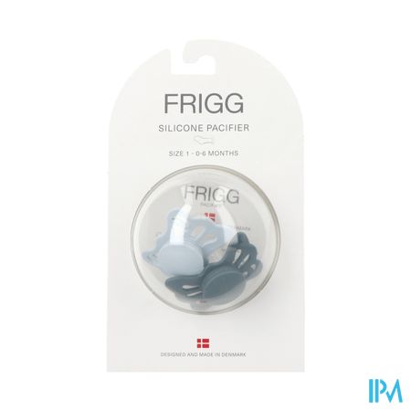 Frigg Fopspenen Butterfly T1 Silicon Slate/blue 2