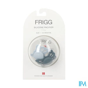 Frigg Fopspenen Butterfly T1 Silicon Slate/blue 2