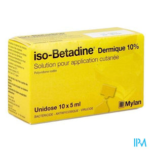 Iso Betadine Derm 10% Unidose Fl 10x5ml