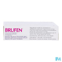 Afbeelding in Gallery-weergave laden, Brufen 400mg Pi Pharma Filmomh Tabl 30 Pip
