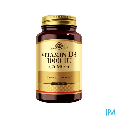 Solgar Vitamin D-3 25mcg/1000ie Softgel 250