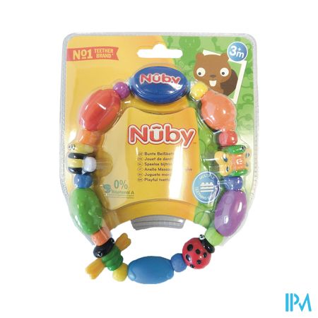 Nuby Speelse bijtketting Bug-a-Loop - 3m+