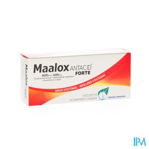 Maalox Antacid Forte 600/400 Comp 40