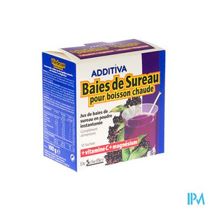 Additiva Vlierbessen Warme Drank Zakje 10