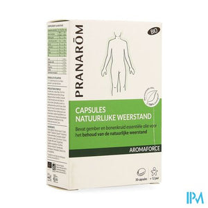 Pranarom Aromaforce Bio Natuur.weerstand Caps 30