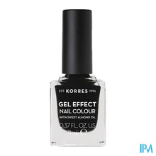 Afbeelding in Gallery-weergave laden, Korres Km Gel Effect Nail 100 Black 11ml
