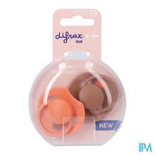 Afbeelding in Gallery-weergave laden, Difrax Dynamic Fopspeen 6-18m Prime Granol/orange2
