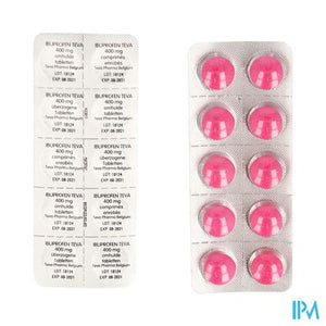 Ibuprofen Teva Drag 100 X 400mg
