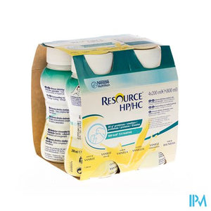 Resource Hp Hc Vanille Fles 4x200ml