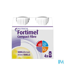 Afbeelding in Gallery-weergave laden, Fortimel Compact Fibre Vanille 4x125ml
