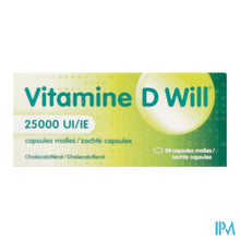 Afbeelding in Gallery-weergave laden, Vitamine D Will 25000ie Zachte Caps 24
