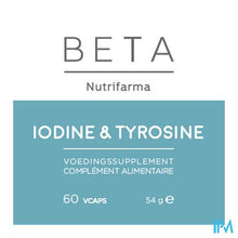 Afbeelding in Gallery-weergave laden, Beta Iodine & Tyrosine V-caps 60
