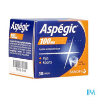 Aspegic 100 Pulv 30x 100mg