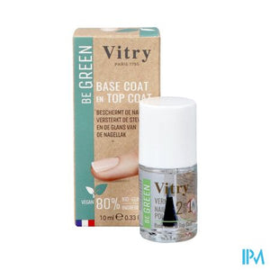 Vitry Vao Be Green 2&1 Base & Top Coat 10ml