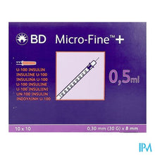 Afbeelding in Gallery-weergave laden, Embecta Microfine Ins.spuit0,5ml 30g 8mm100 324825
