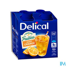 Afbeelding in Gallery-weergave laden, Delical Fruitdrink Sinaasappel 4x200ml
