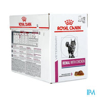 Royal Canin Vdiet Feline Renal Chicken 12x85g