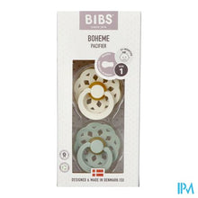 Afbeelding in Gallery-weergave laden, Bibs 1 Fopspeen Boheme Duo Sage/ivory 2

