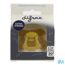 Afbeelding in Gallery-weergave laden, Difrax Fopspeen Natural 20m+ Uni Okergeel
