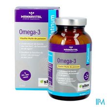 Afbeelding in Gallery-weergave laden, Mannavital Omega 3 Visolie Softgels 60
