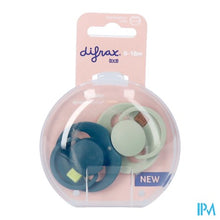 Afbeelding in Gallery-weergave laden, Difrax Dynamic Fopspeen 6-18m Prime Pistac./green2
