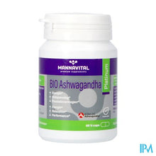 Load image into Gallery viewer, Mannavital Ashwagandha V-caps 60
