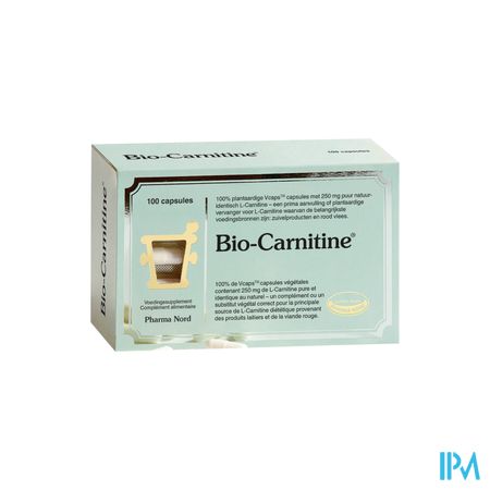 Bio-carnitine 250mg V-caps 100