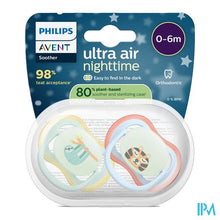 Afbeelding in Gallery-weergave laden, Philips Avent Fopspeen +0m Air Luiaard/leeuw 2
