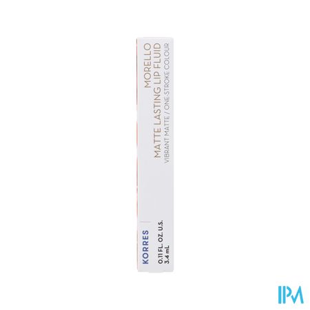 Korres Km Morello Matte Lasting Lip Fluid. Nude 07