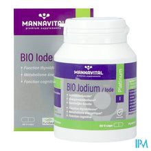 Load image into Gallery viewer, Mannavital Jodium Platinum Bio V-caps 90
