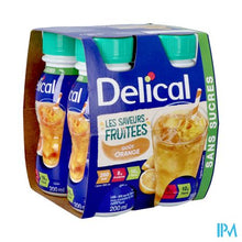 Afbeelding in Gallery-weergave laden, Delical Fruitdrink Sinaasappel 4x200ml
