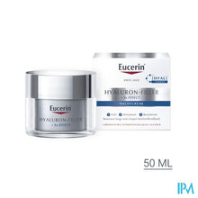 Afbeelding in Gallery-weergave laden, Eucerin Hyaluron-filler X3 Nachtcreme 50ml
