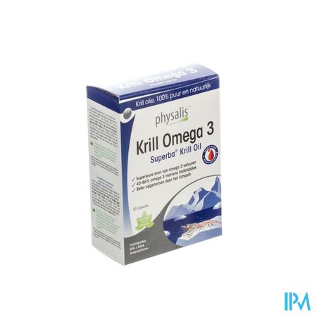 Physalis Krill Omega 3 Caps 30