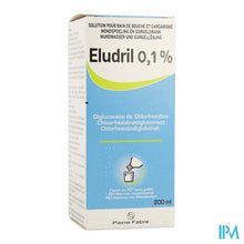 Afbeelding in Gallery-weergave laden, Eludril 0,1% Mondspoeling+gorgeldrank+doseur 200ml
