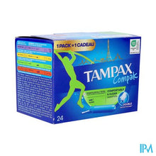 Load image into Gallery viewer, Tampax Compak Super Tampons 24
