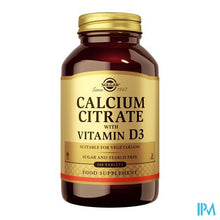 Load image into Gallery viewer, Solgar Calcium Citraat Vitamin D-3 Comp 240
