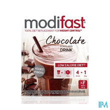 Load image into Gallery viewer, Modifast Intensive Choco Flavoured Milkshake 8x55g
