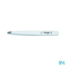 Afbeelding in Gallery-weergave laden, Morser Pincet Topinox, gebogen punten, wit N125E
