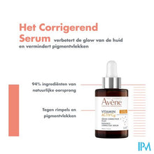 Afbeelding in Gallery-weergave laden, Avene Vitamine Activ Cg Corr.serum Stral Teint30ml
