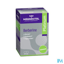 Afbeelding in Gallery-weergave laden, Mannavital Berberine Platinum V-caps 60
