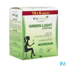 Afbeelding in Gallery-weergave laden, Vianatura Green Light Coffee Zakje 10+4 Gratis
